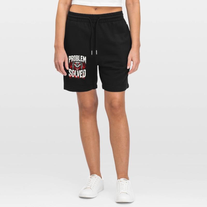 Bloody Solution - Problem Solved Stanley/Stella Trainer Unisex Organic Jogging Shorts