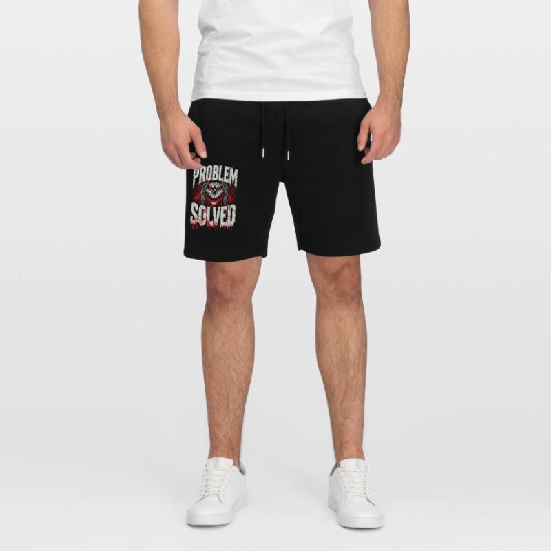 Bloody Solution - Problem Solved Stanley/Stella Trainer Unisex Organic Jogging Shorts