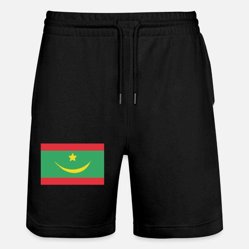 Drapeau de la Mauritanie - Short de jogging bio TRAINER Stanley/Stella unisexe - noir