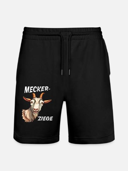 COMPLAINING GOAT - Stanley/Stella Trainer Unisex Organic Jogging Shorts - black