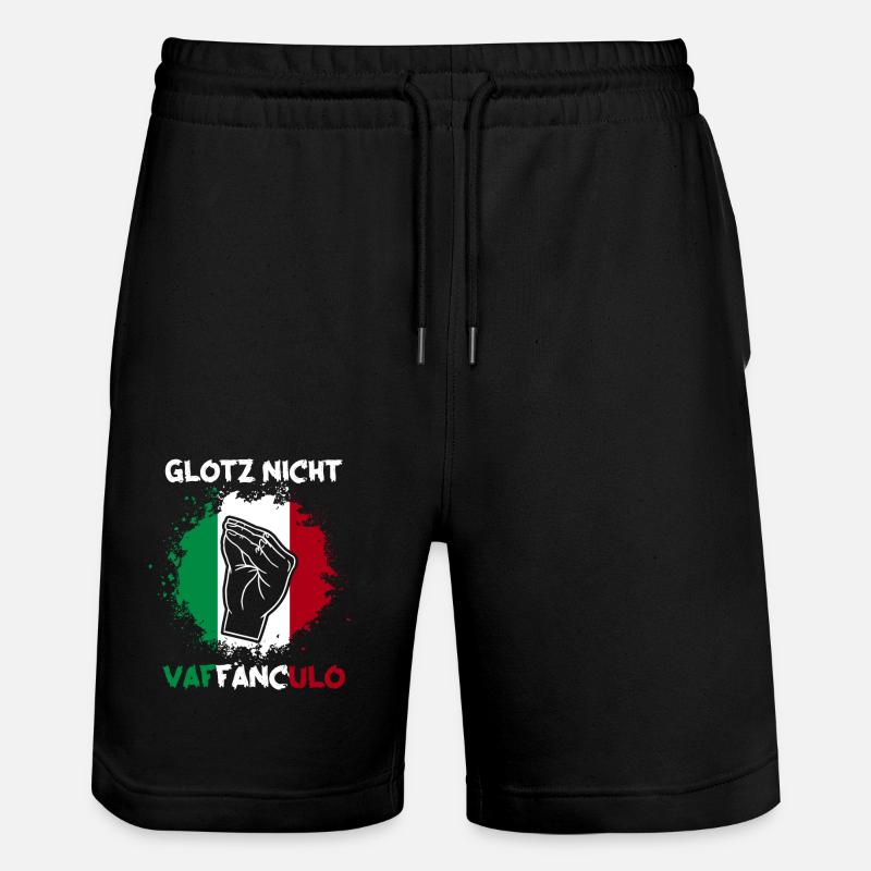 Italie Vaffanculo italien - Short de jogging bio TRAINER Stanley/Stella unisexe - noir
