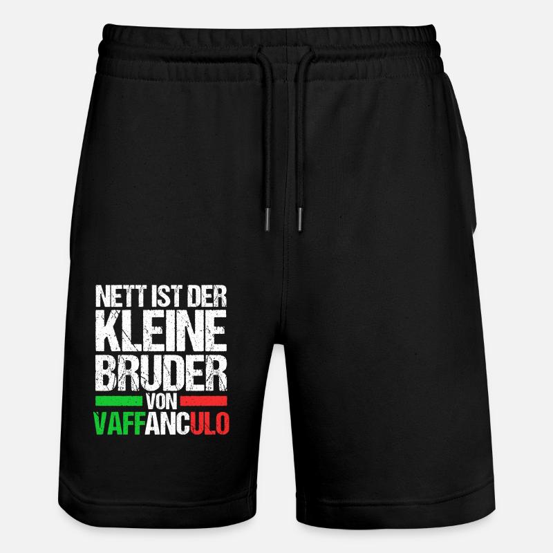 Italie Italien Vaffanculo - Short de jogging bio TRAINER Stanley/Stella unisexe - noir