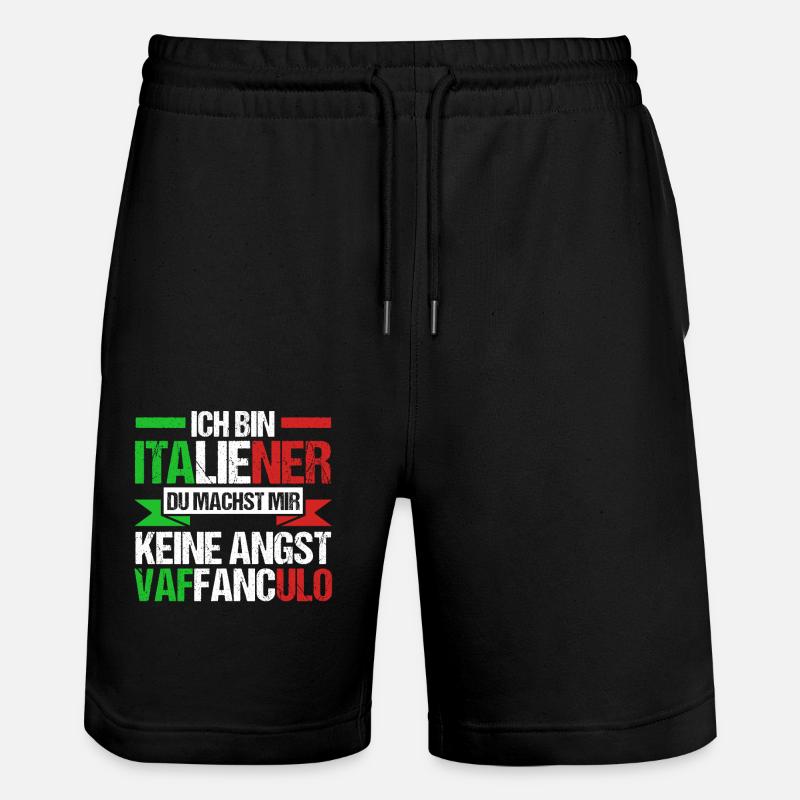 Italie Italien Vaffanculo - Short de jogging bio TRAINER Stanley/Stella unisexe - noir