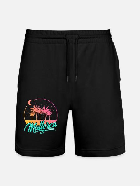 Majorca - Stanley/Stella Trainer Unisex Organic Jogging Shorts - black