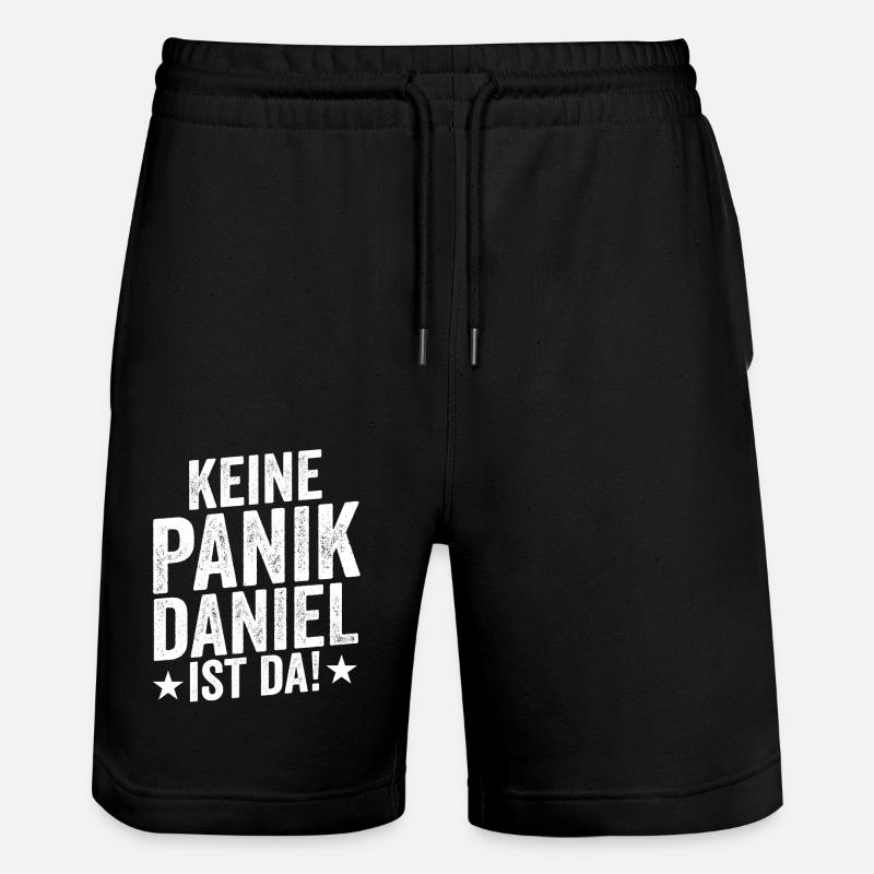Vorname Daniel - Stanley/Stella Unisex Bio Joggingshorts Trainer - Schwarz
