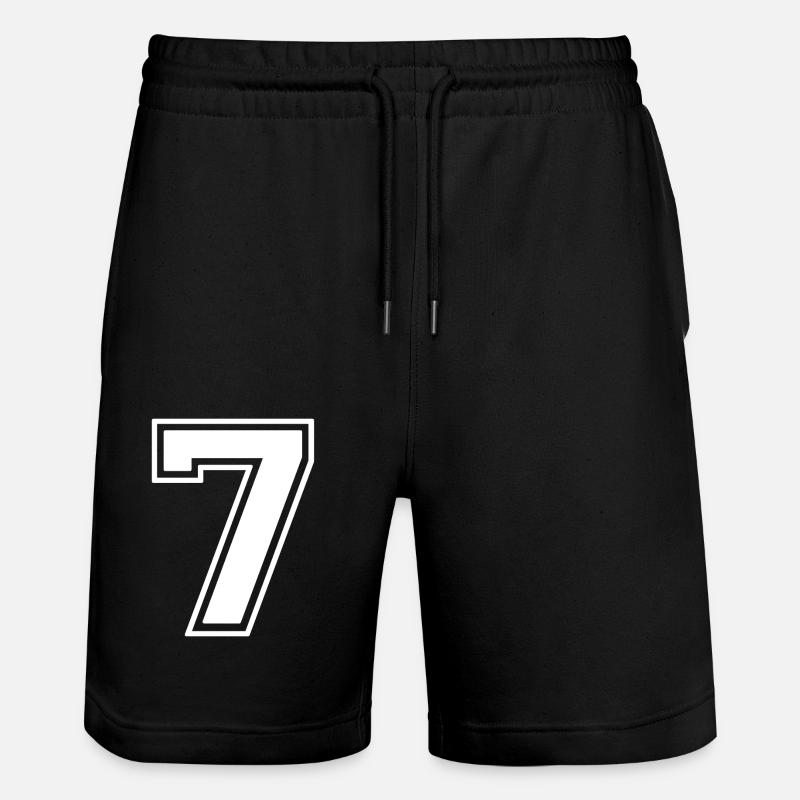 Numéro 7 - Short de jogging bio TRAINER Stanley/Stella unisexe - noir
