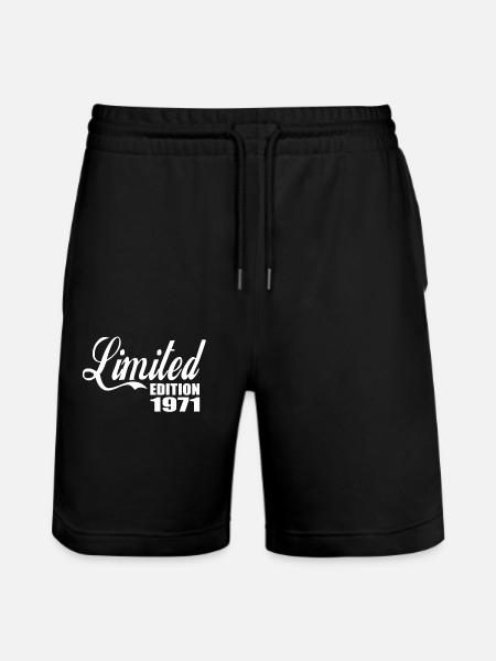 Limited Edition 1971 - Stanley/Stella Trainer Unisex Organic Jogging Shorts - black