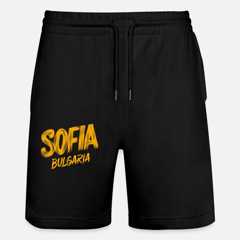 Sofia Bulgarie Souvenir - Short de jogging bio TRAINER Stanley/Stella unisexe - noir