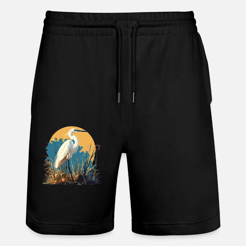 Héron Reiher - Short de jogging bio TRAINER Stanley/Stella unisexe - noir