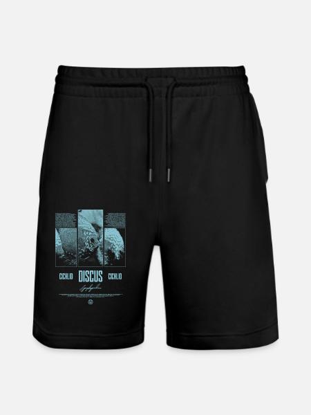 Diskusfisch Buntbarsch Aquarium Fischhalter - Stanley/Stella Unisex Bio Joggingshorts Trainer - Schwarz