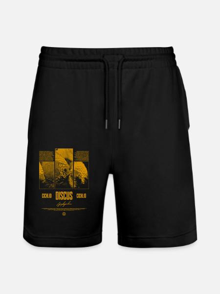 Diskusfisch Buntbarsch Aquarium Fischhalter - Stanley/Stella Unisex Bio Joggingshorts Trainer  - Schwarz