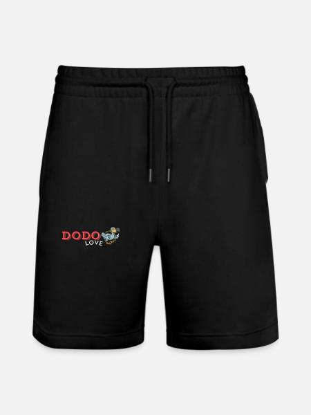 Dodo Love Tier - Stanley/Stella Unisex Bio Joggingshorts Trainer - Schwarz