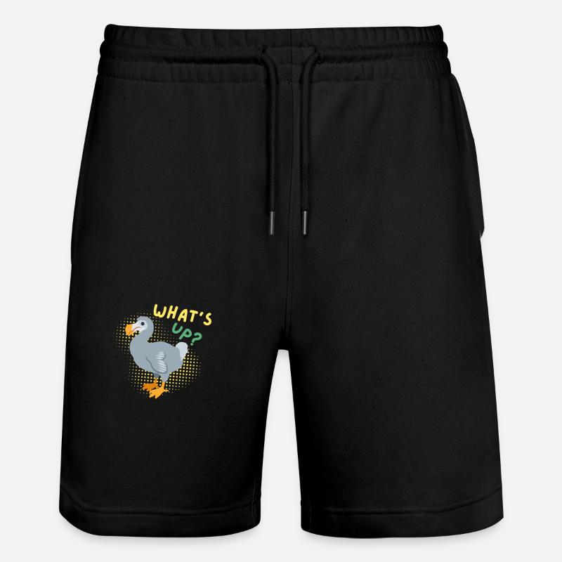Dodo : Quoi de neuf ? - Short de jogging bio TRAINER Stanley/Stella unisexe - noir
