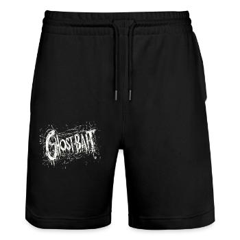 Appât fantôme Horreur Style paranormal - Short de jogging bio TRAINER Stanley/Stella unisexe - noir - Devant - Nik (191cm) & Marisol (170cm)