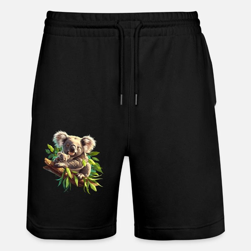 Koalas Koala - Short de jogging bio TRAINER Stanley/Stella unisexe - noir