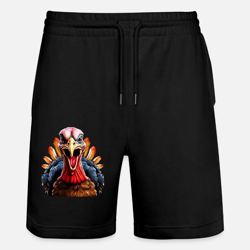 TURQUIE - Short de jogging bio TRAINER Stanley/Stella unisexe - noir