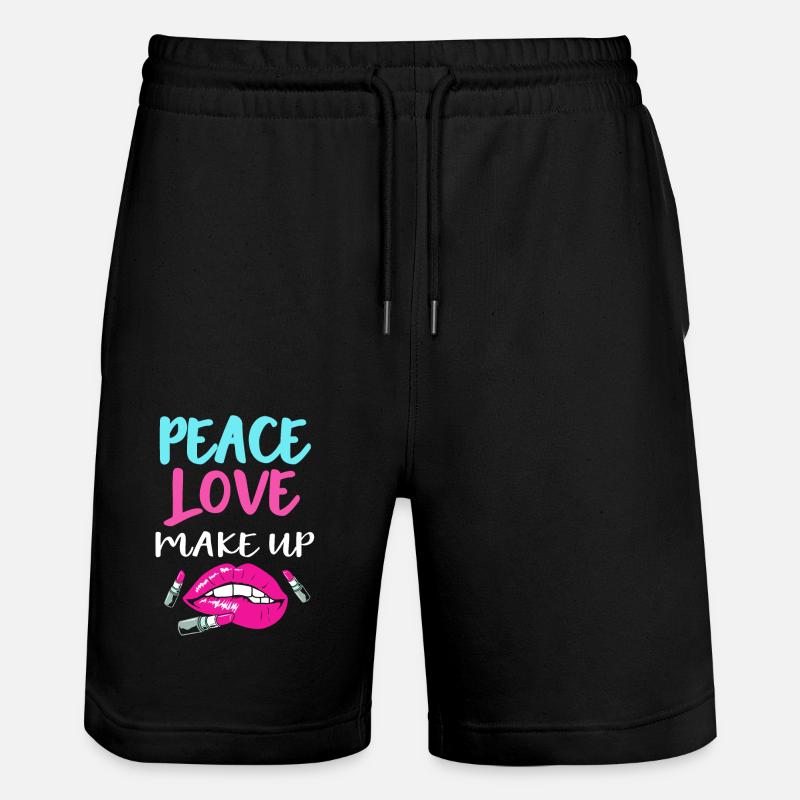 Maquillage esthéticienne - Short de jogging bio TRAINER Stanley/Stella unisexe - noir