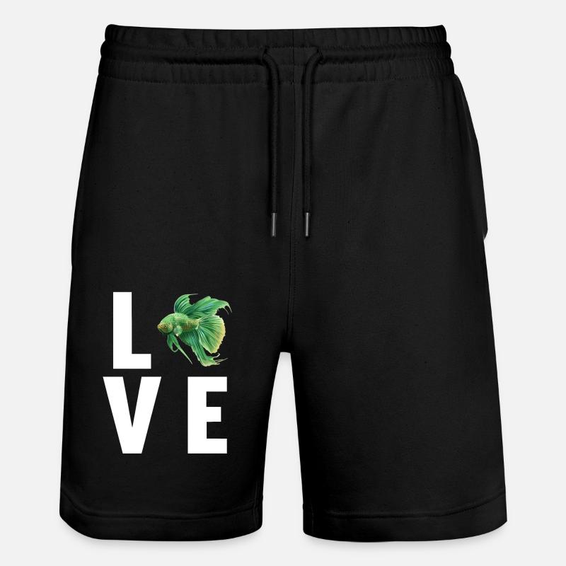Bettas Betta Poisson Betta - Short de jogging bio TRAINER Stanley/Stella unisexe - noir
