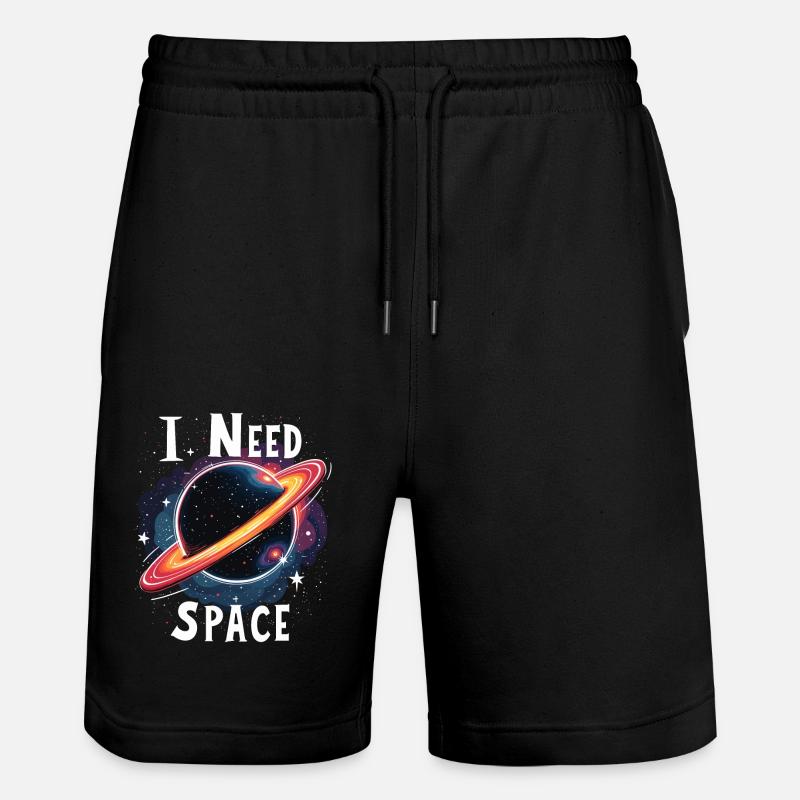 J’AI BESOIN D’ESPACE - Short de jogging bio TRAINER Stanley/Stella unisexe - noir