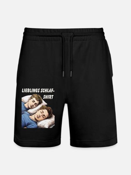 FAVORITE SLEEP SHIRT - Stanley/Stella Trainer Unisex Organic Jogging Shorts - black