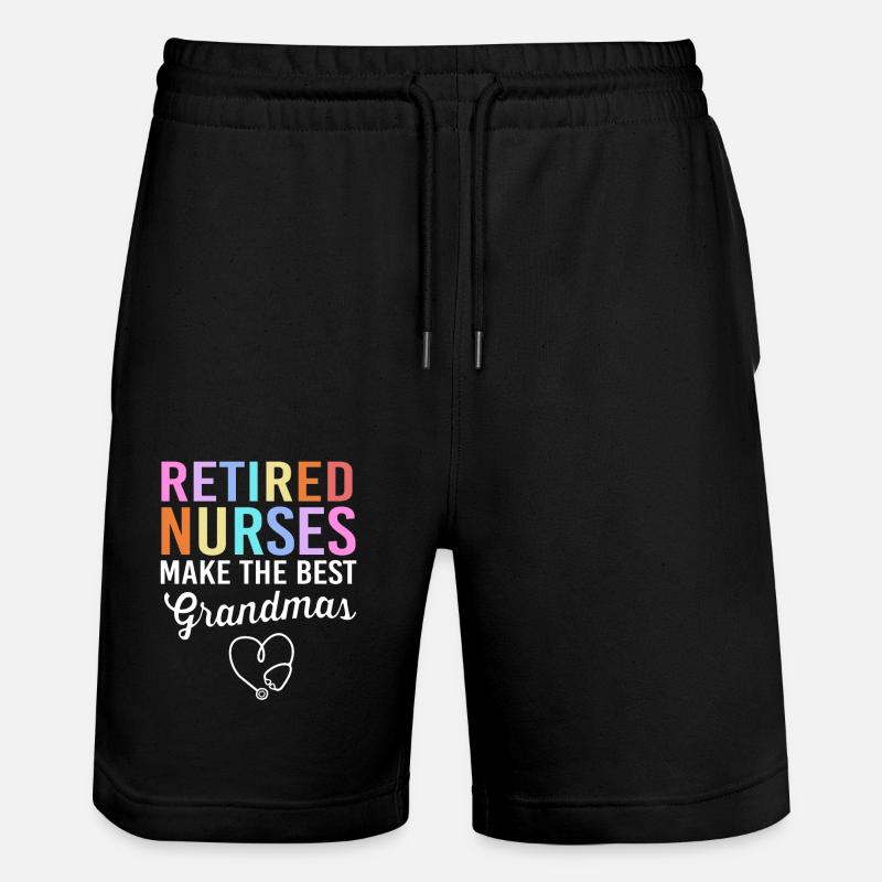 Pension d’infirmière - Short de jogging bio TRAINER Stanley/Stella unisexe - noir