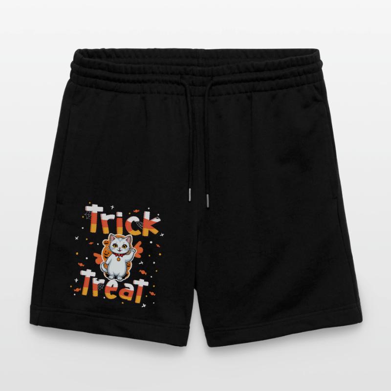 Liebenswerte Katze Süßes oder Saures Halloween Stanley/Stella Unisex Bio Joggingshorts Trainer 