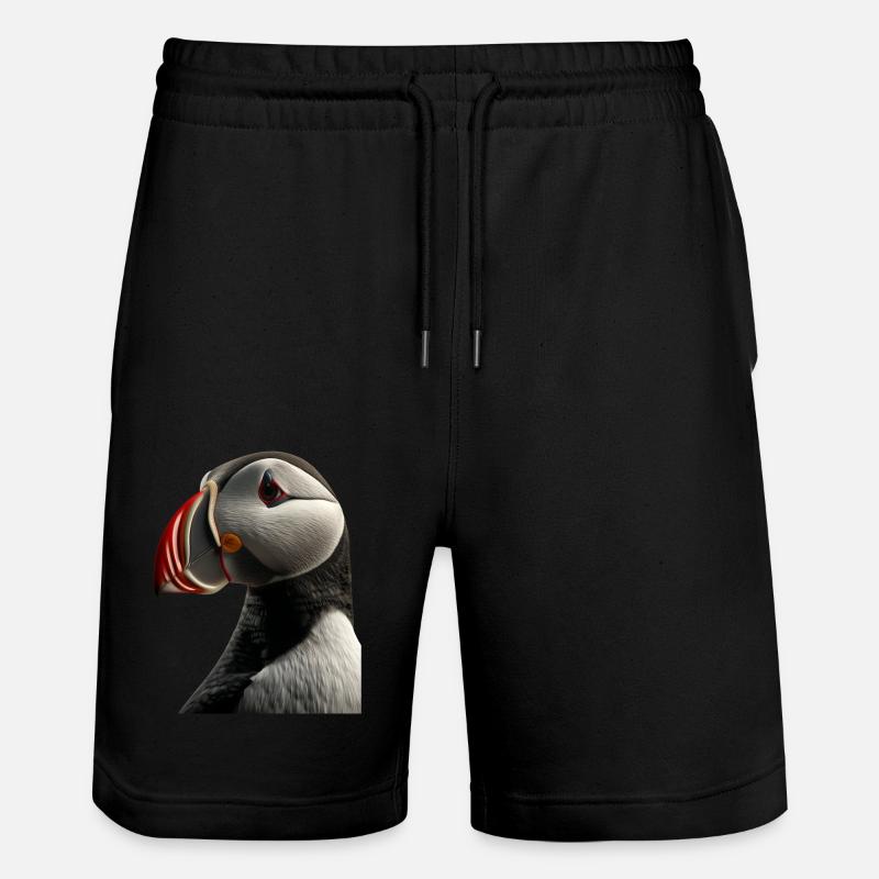 Macareux - Short de jogging bio TRAINER Stanley/Stella unisexe - noir