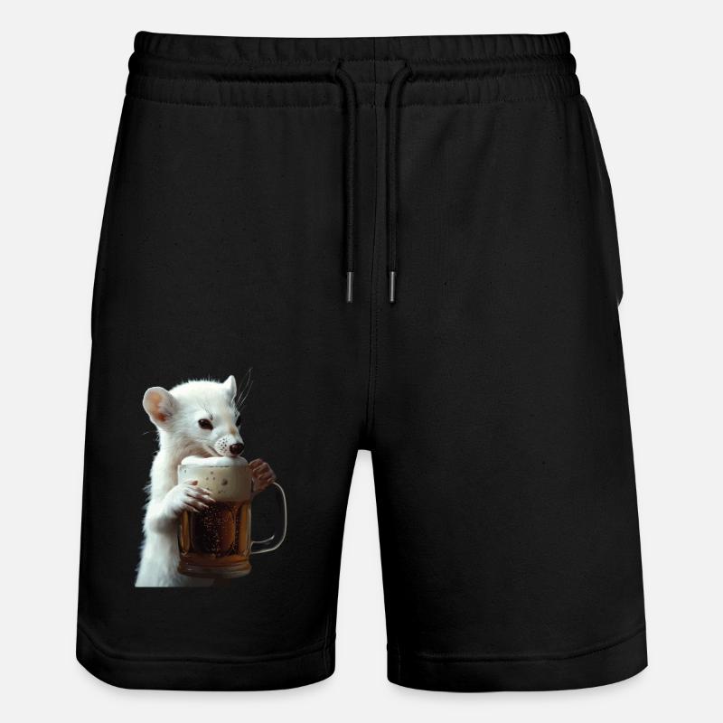 Hermine - Short de jogging bio TRAINER Stanley/Stella unisexe - noir