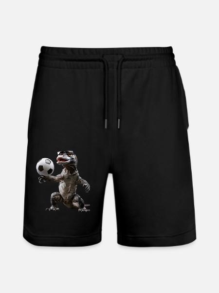 Komodo dragon - Stanley/Stella Trainer Unisex Organic Jogging Shorts - black