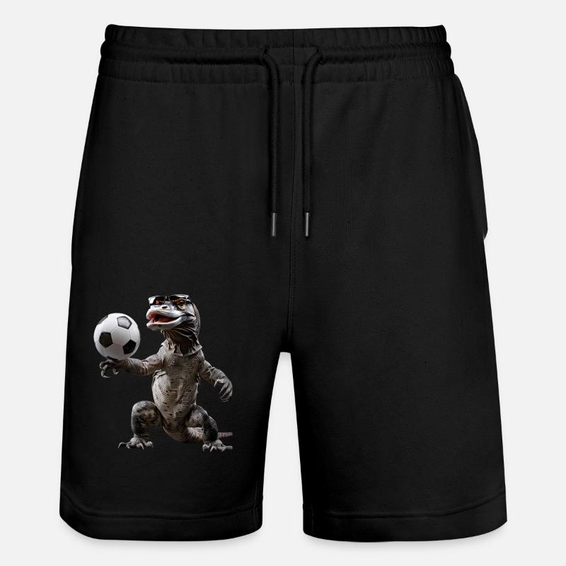 Komodowaran - Stanley/Stella Unisex Bio Joggingshorts Trainer  - Schwarz