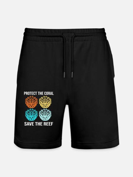 Aquarium Aquarist - Stanley/Stella Trainer Unisex Organic Jogging Shorts - black