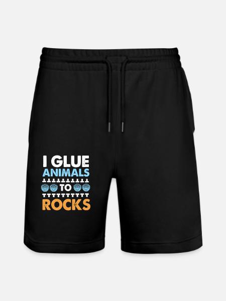 Aquarium Aquarist - Stanley/Stella Trainer Unisex Organic Jogging Shorts - black