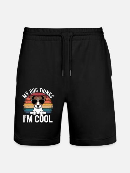 Jack Russell Terrier Owner - Stanley/Stella Trainer Unisex Organic Jogging Shorts - black