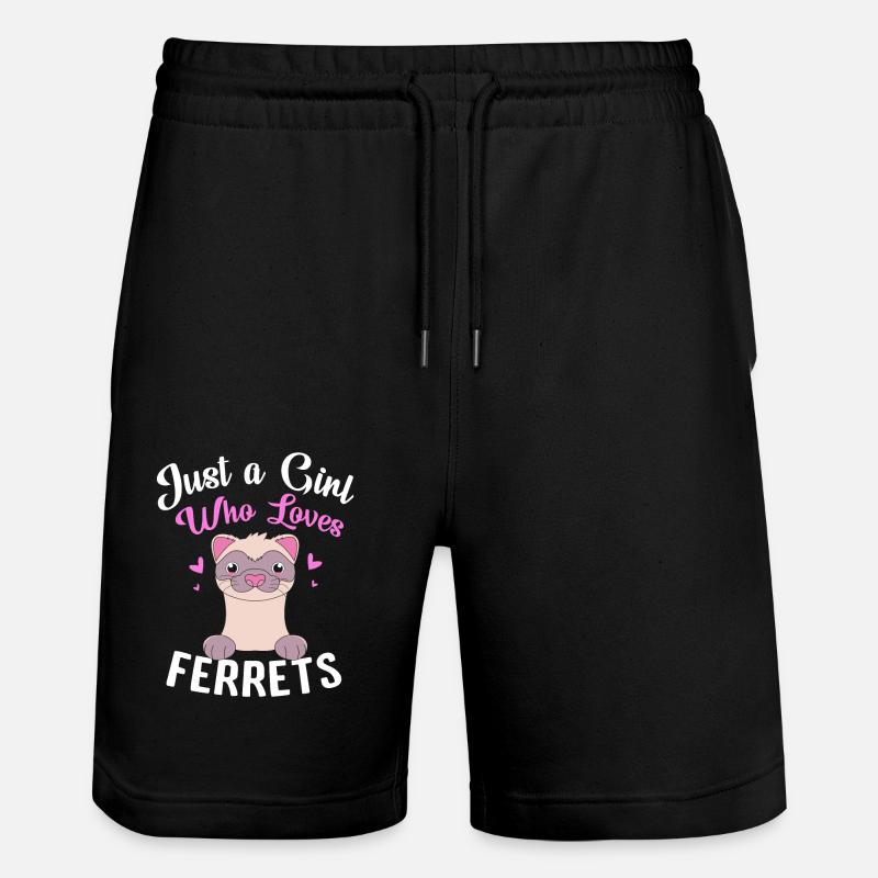 Furet - Short de jogging bio TRAINER Stanley/Stella unisexe - noir