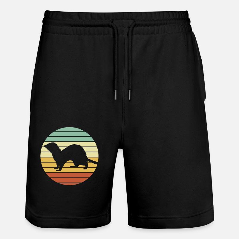 Furet - Short de jogging bio TRAINER Stanley/Stella unisexe - noir
