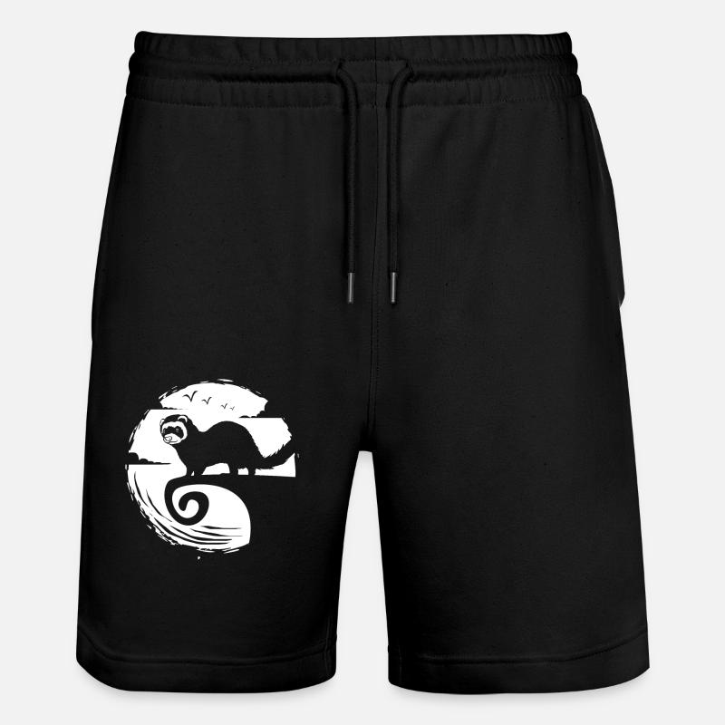 Furet - Short de jogging bio TRAINER Stanley/Stella unisexe - noir