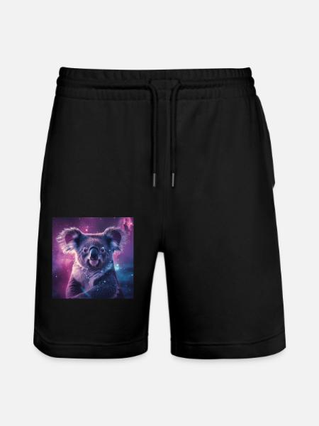 Koala - Stanley/Stella Trainer Unisex Organic Jogging Shorts - black