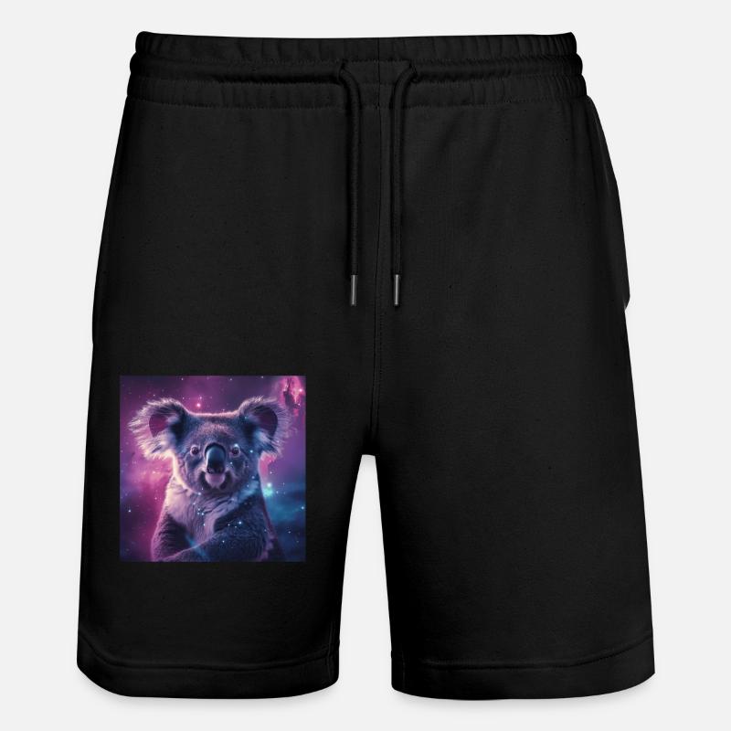 Koala - Stanley/Stella Trainer Unisex Organic Jogging Shorts - black