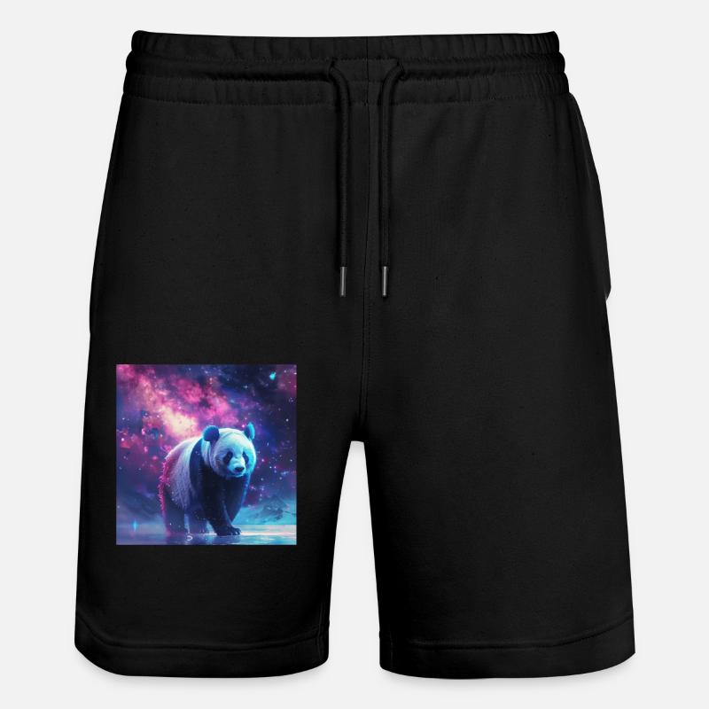 Panda - Short de jogging bio TRAINER Stanley/Stella unisexe - noir