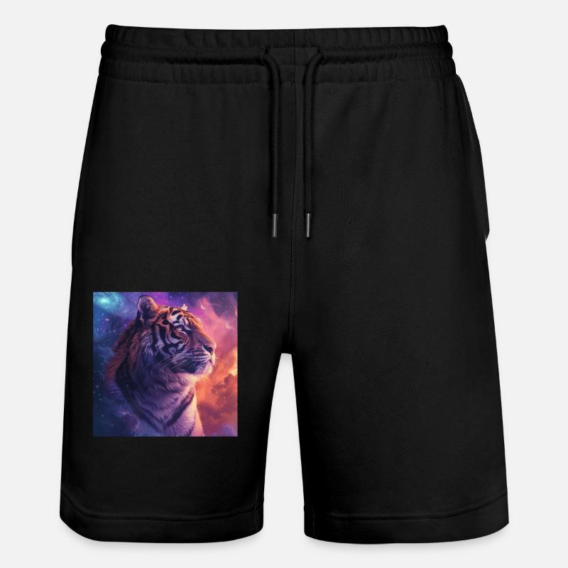 Tiger - Stanley/Stella Unisex Bio Joggingshorts Trainer  - Schwarz