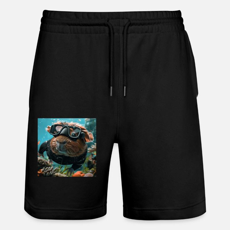 Cobaye - Short de jogging bio TRAINER Stanley/Stella unisexe - noir