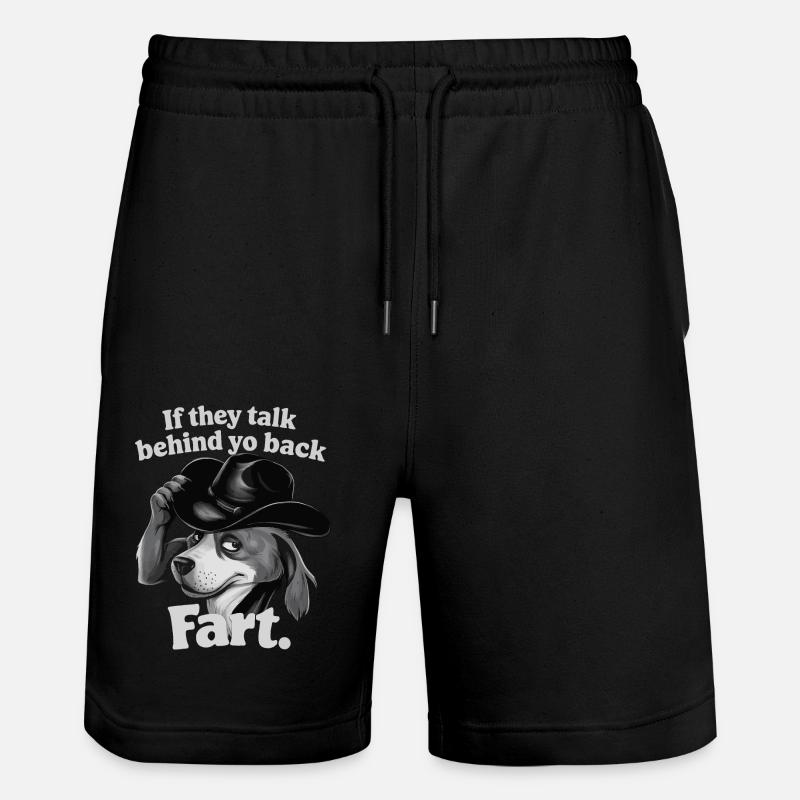 Chien - Short de jogging bio TRAINER Stanley/Stella unisexe - noir