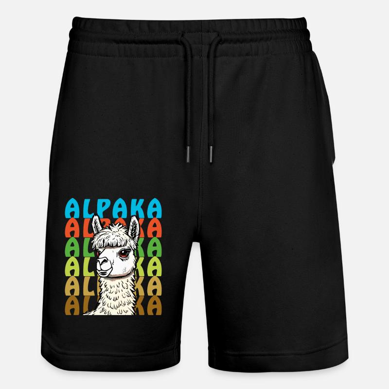 ALPAGA - Short de jogging bio TRAINER Stanley/Stella unisexe - noir