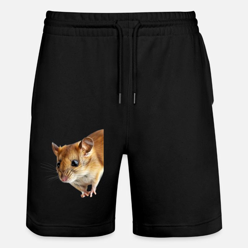 Siebenschläfer - Stanley/Stella Unisex Bio Joggingshorts Trainer  - Schwarz