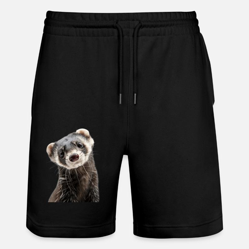 Furet - Short de jogging bio TRAINER Stanley/Stella unisexe - noir