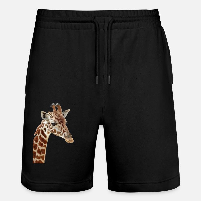 Girafe - Short de jogging bio TRAINER Stanley/Stella unisexe - noir