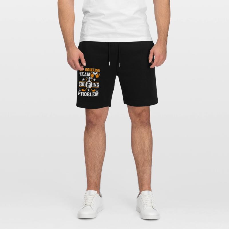 My Drinking Team Has a Golfing Problem Stanley/Stella Trainer Unisex Organic Jogging Shorts