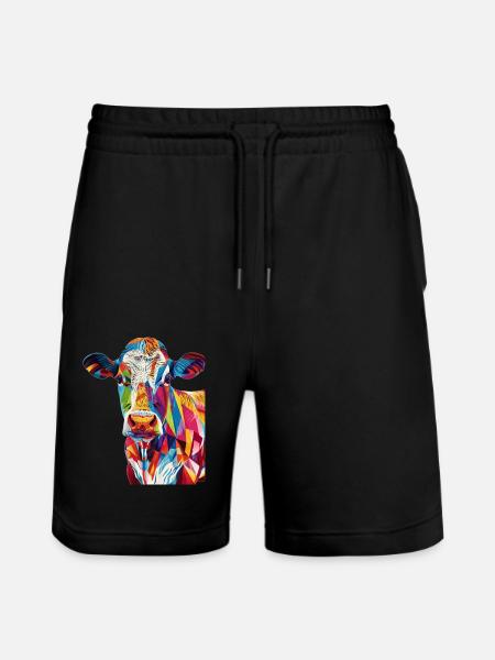 Vache - Short de jogging bio TRAINER Stanley/Stella unisexe - noir