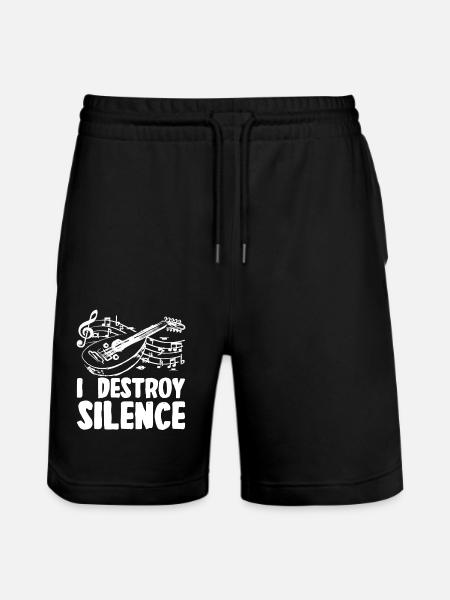 I destroy silence Oud - Stanley/Stella Trainer Unisex Organic Jogging Shorts - black