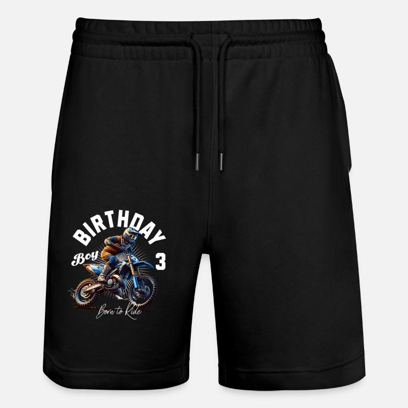 3e anniversaire de motocross - Short de jogging bio TRAINER Stanley/Stella unisexe - noir